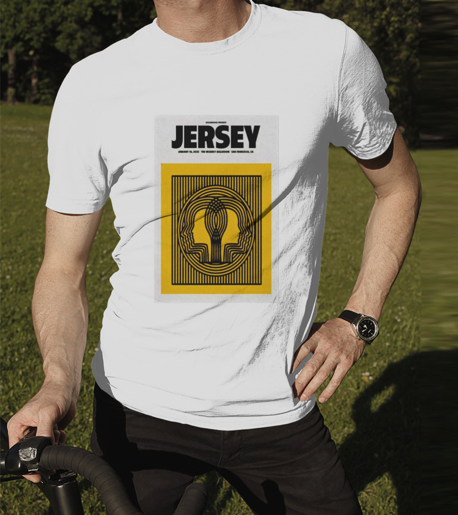 Goldenvoice Presents Jersey January 18, 2025 The Regency Ballroom San Francisco CA T-Shirt