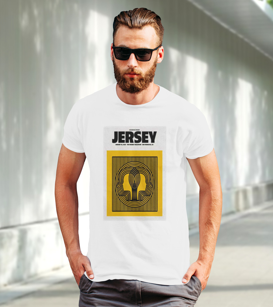 Goldenvoice Presents Jersey January 18, 2025 The Regency Ballroom San Francisco CA T-Shirt