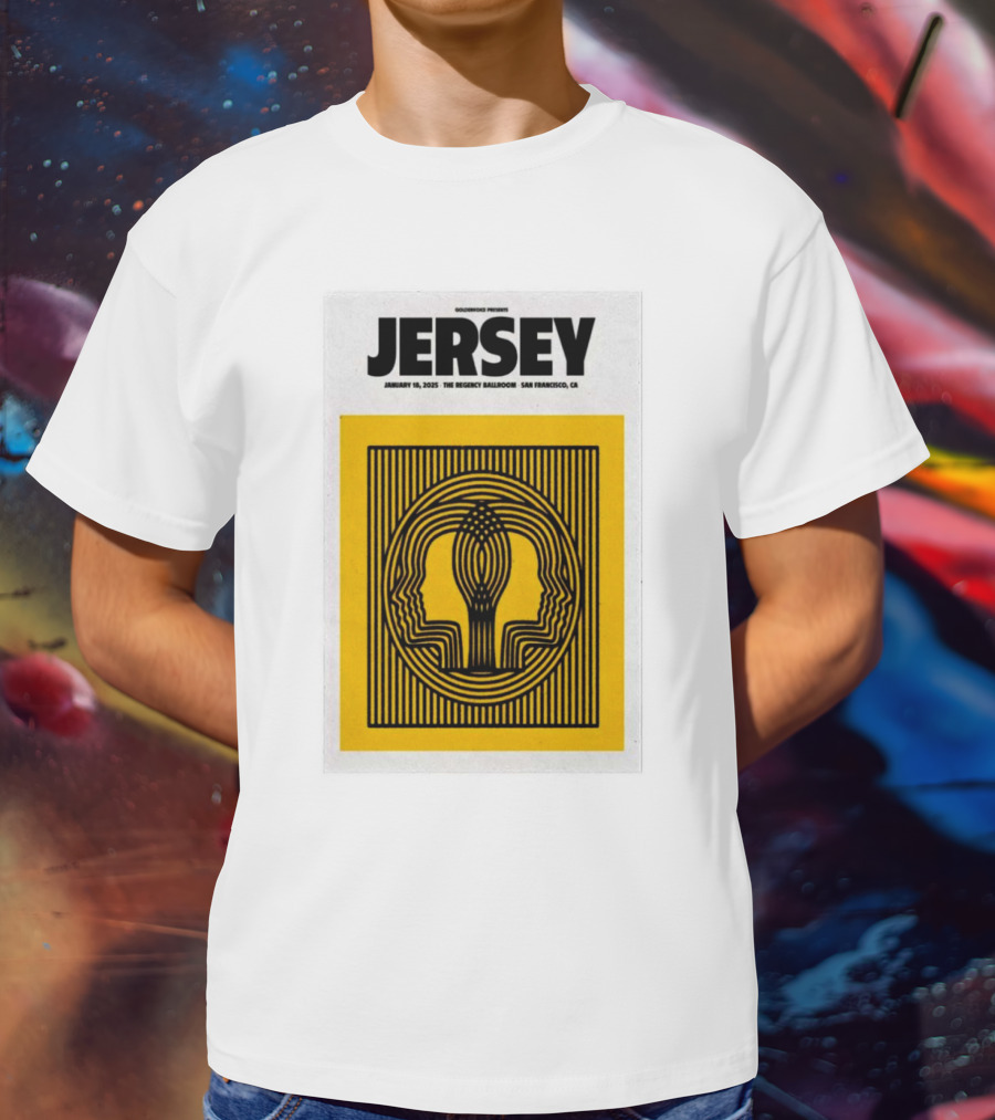 Goldenvoice Presents Jersey January 18, 2025 The Regency Ballroom San Francisco CA T-Shirt