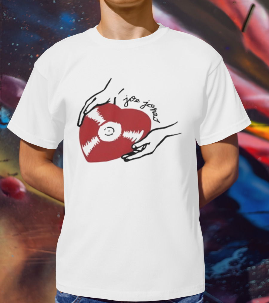 Joe Jonas Vinyl Heart Record T-Shirt