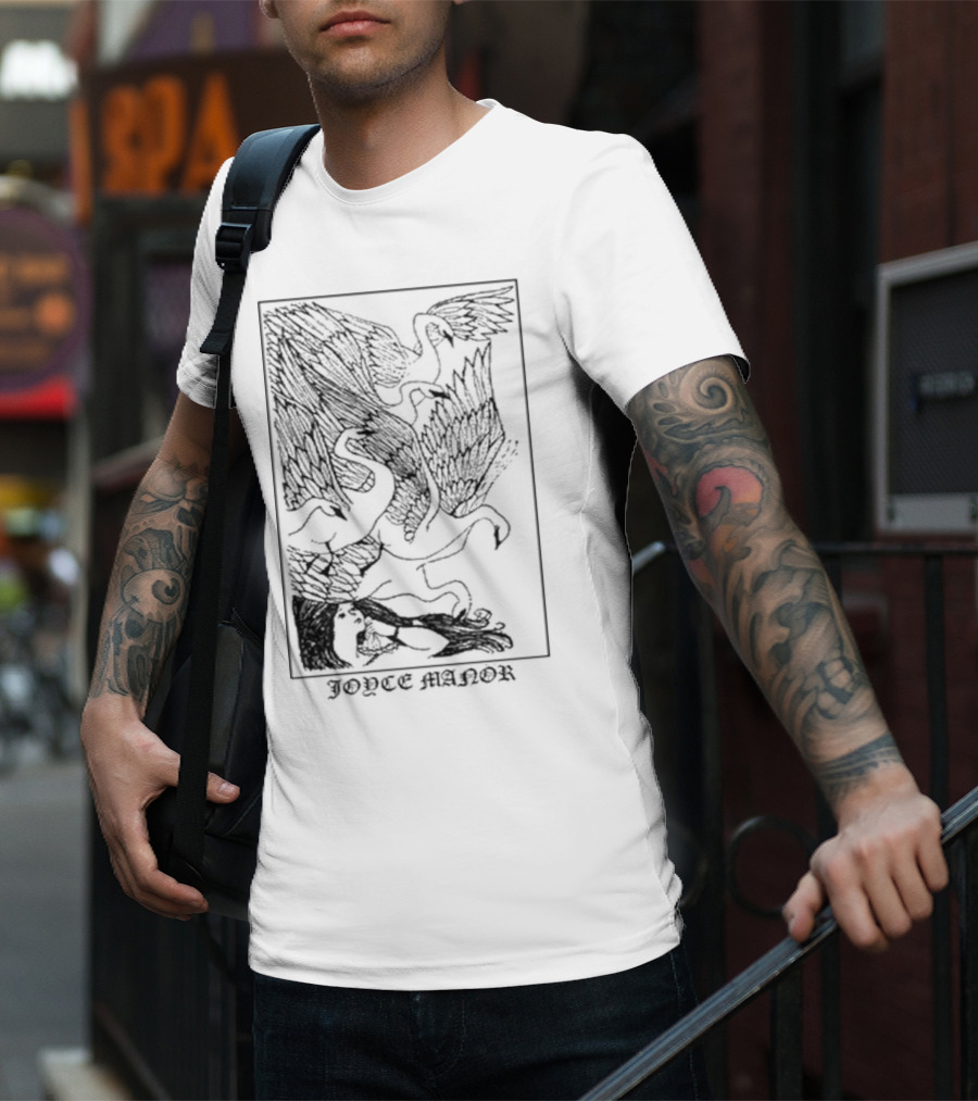 Joyce Manor Turtle Goose Girl Peaceful Interaction T-Shirt