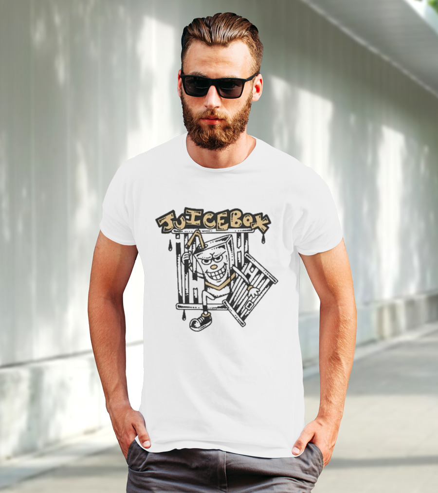 Juicebox Juiceman Doorway Drip Comic Art T-Shirt