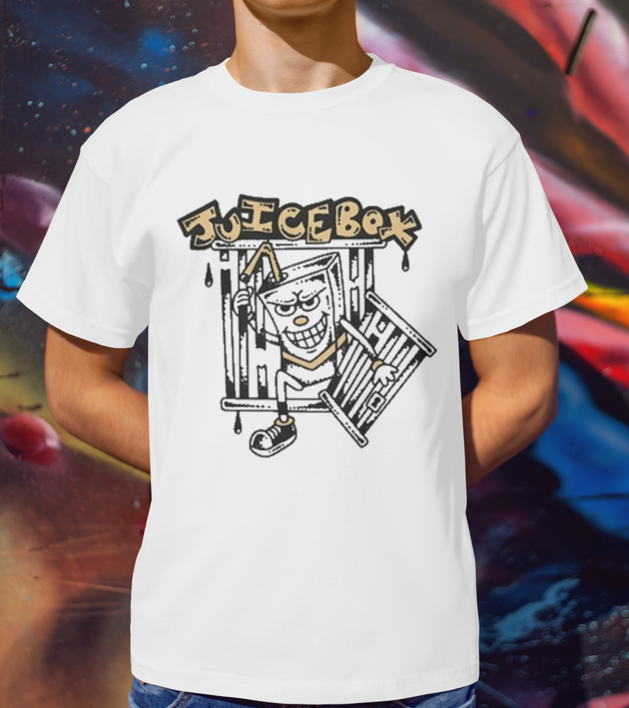 Juicebox Juiceman Doorway Drip Comic Art T-Shirt