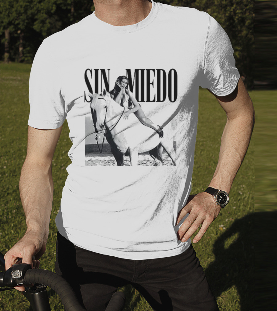 Kali Uchis Sin Miedo Equestrian Horseback Riding Vintage Style T-Shirt