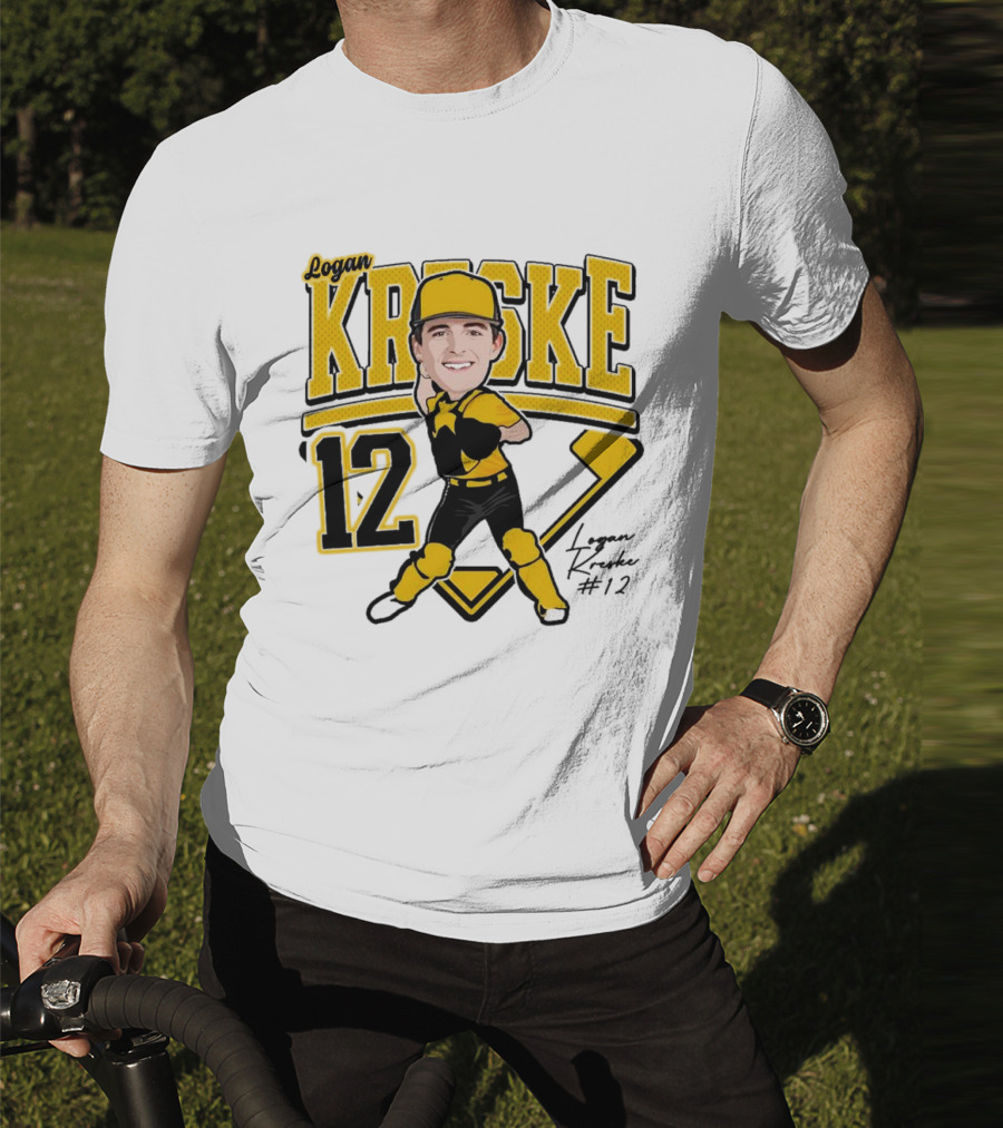 Logan Kreske Baseball 12 2025 Player Illustration T-Shirt