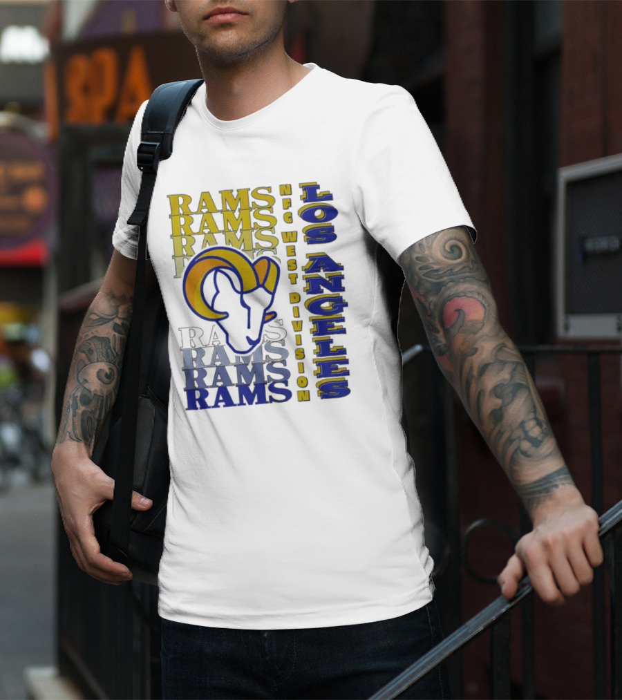 Rams Los Angeles NFC West Division T-Shirt