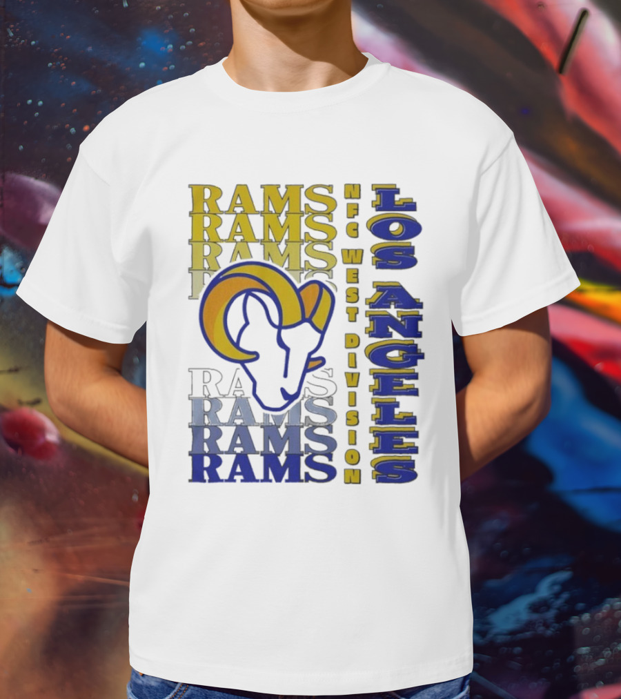 Rams Los Angeles NFC West Division T-Shirt