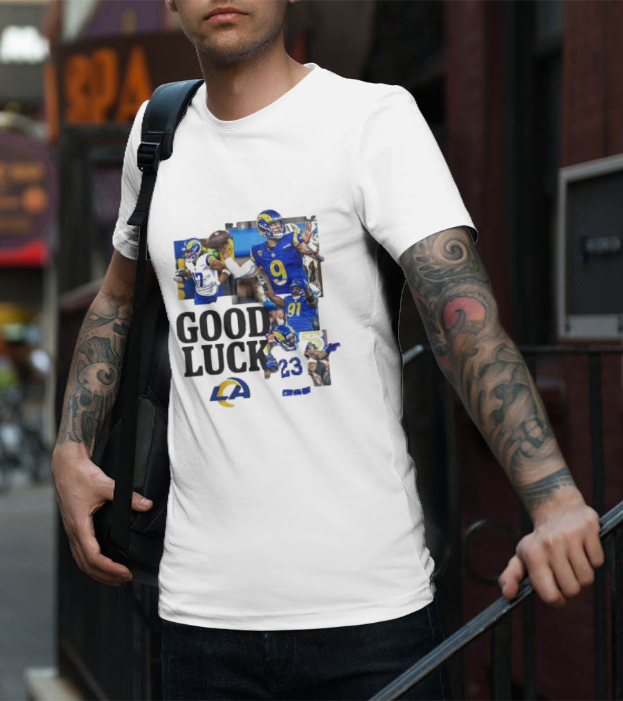 Los Angeles Rams Good Luck NFL Playoffs Est 1967 T-Shirt