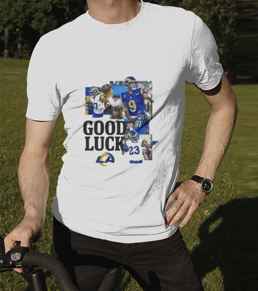 Los Angeles Rams Good Luck NFL Playoffs Est 1967 T-Shirt