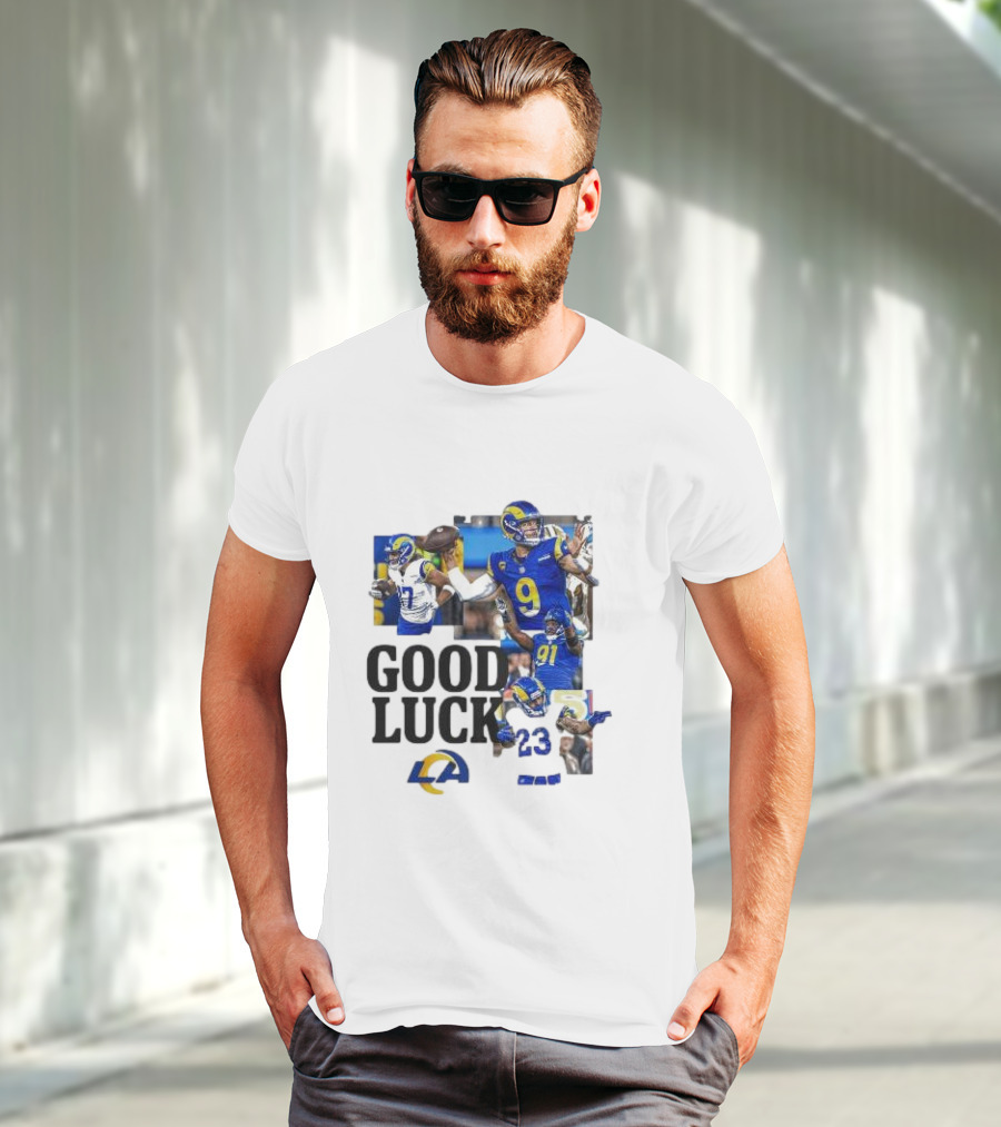 Los Angeles Rams Good Luck NFL Playoffs Est 1967 T-Shirt
