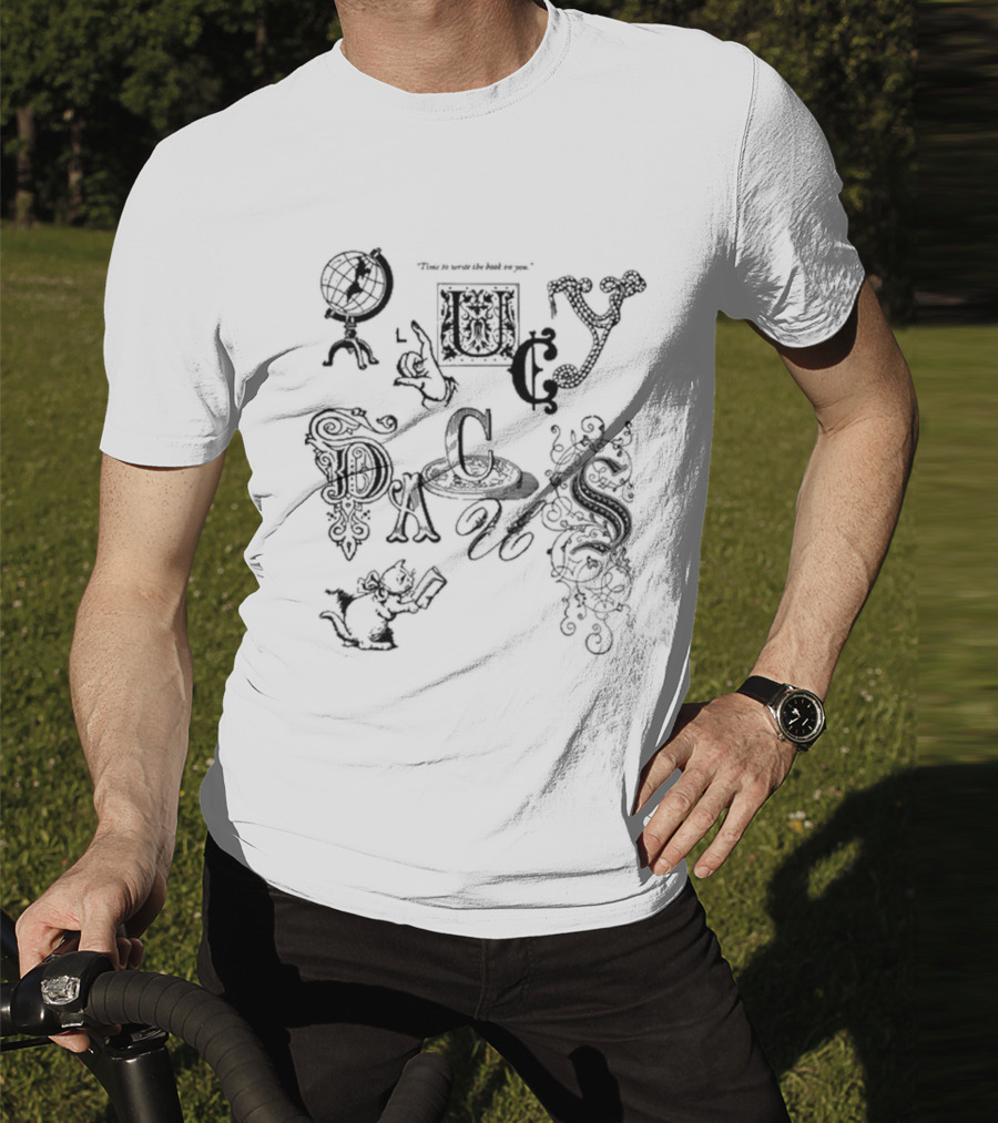 Lucy Dacus Write A Book On You 7-Inch Singles Characters T-Shirt