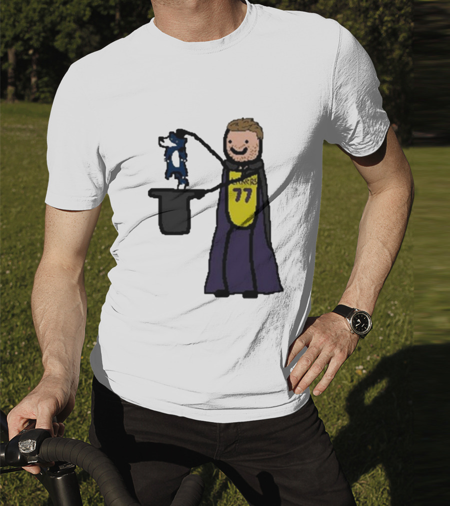 Luka Doncic 77 Lakers Magic Cartoon T-Shirt