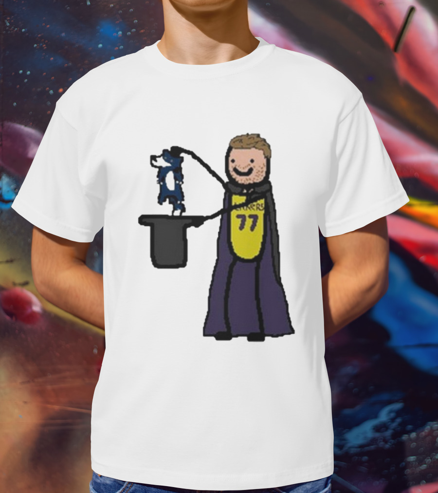 Luka Doncic 77 Lakers Magic Cartoon T-Shirt