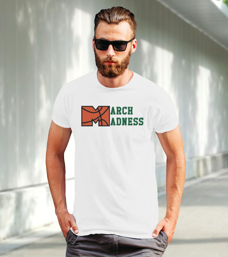 March Madness Basketball M Arch Adness T-Shirt