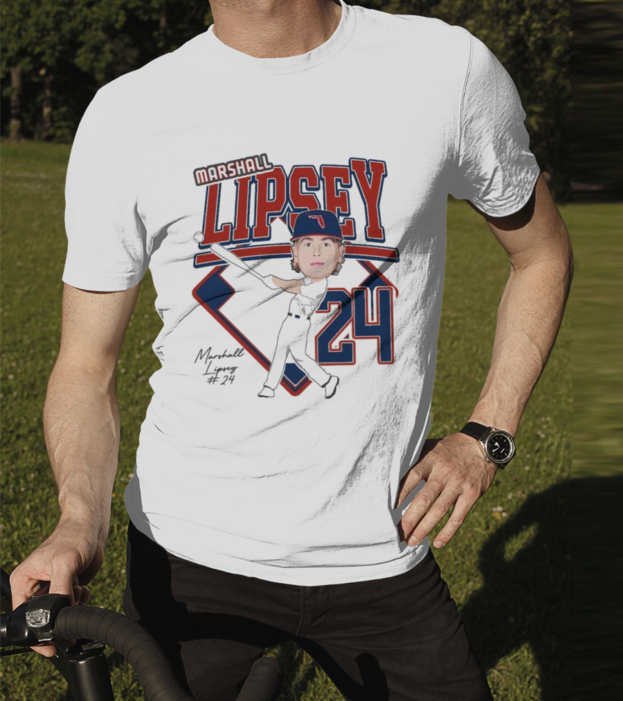 Marshall Lipsey 24 Baseball 2025 M. Reshold T-Shirt