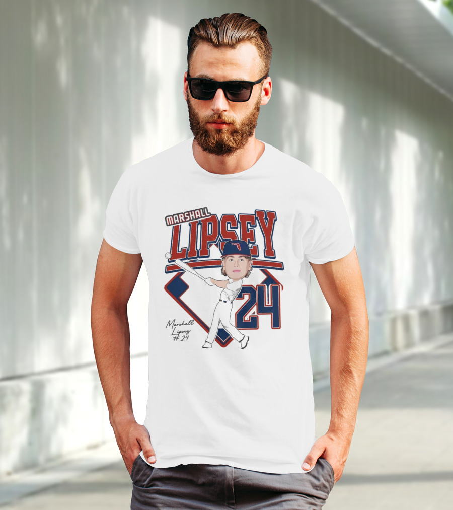 Marshall Lipsey 24 Baseball 2025 M. Reshold T-Shirt