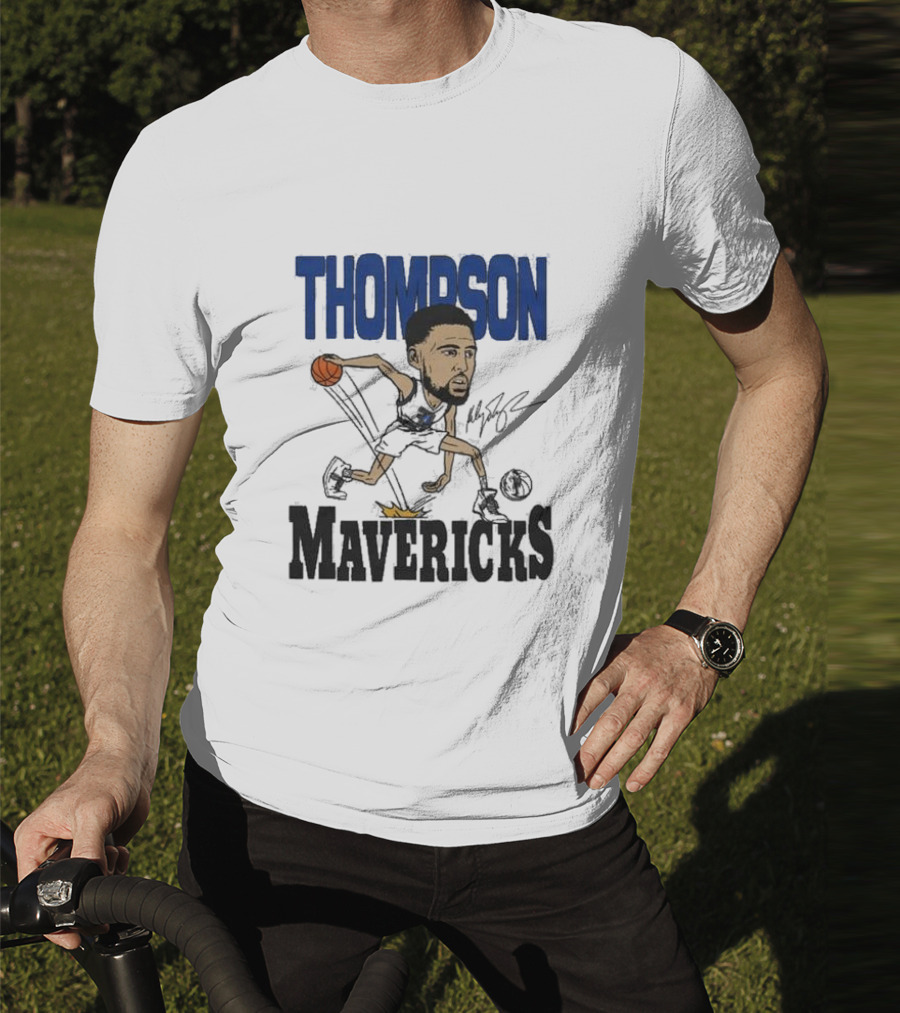 Klay Thompson Mavericks Basketball Caricature T-Shirt