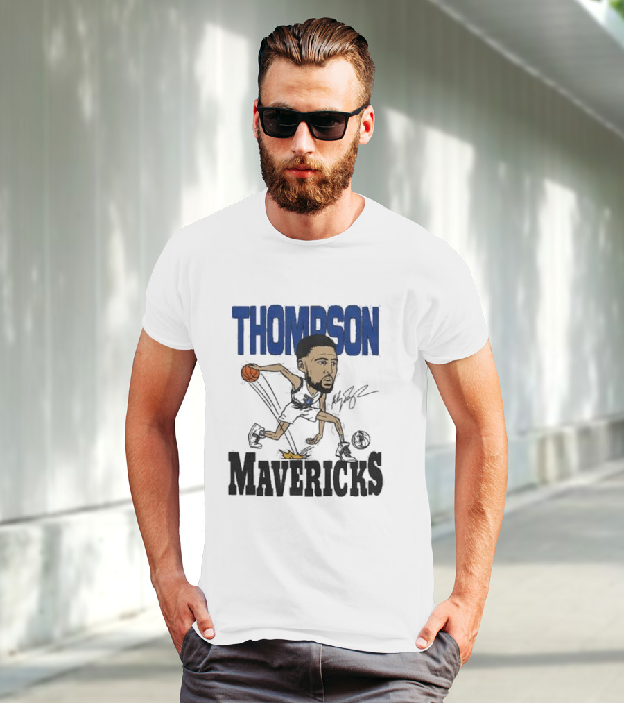 Klay Thompson Mavericks Basketball Caricature T-Shirt