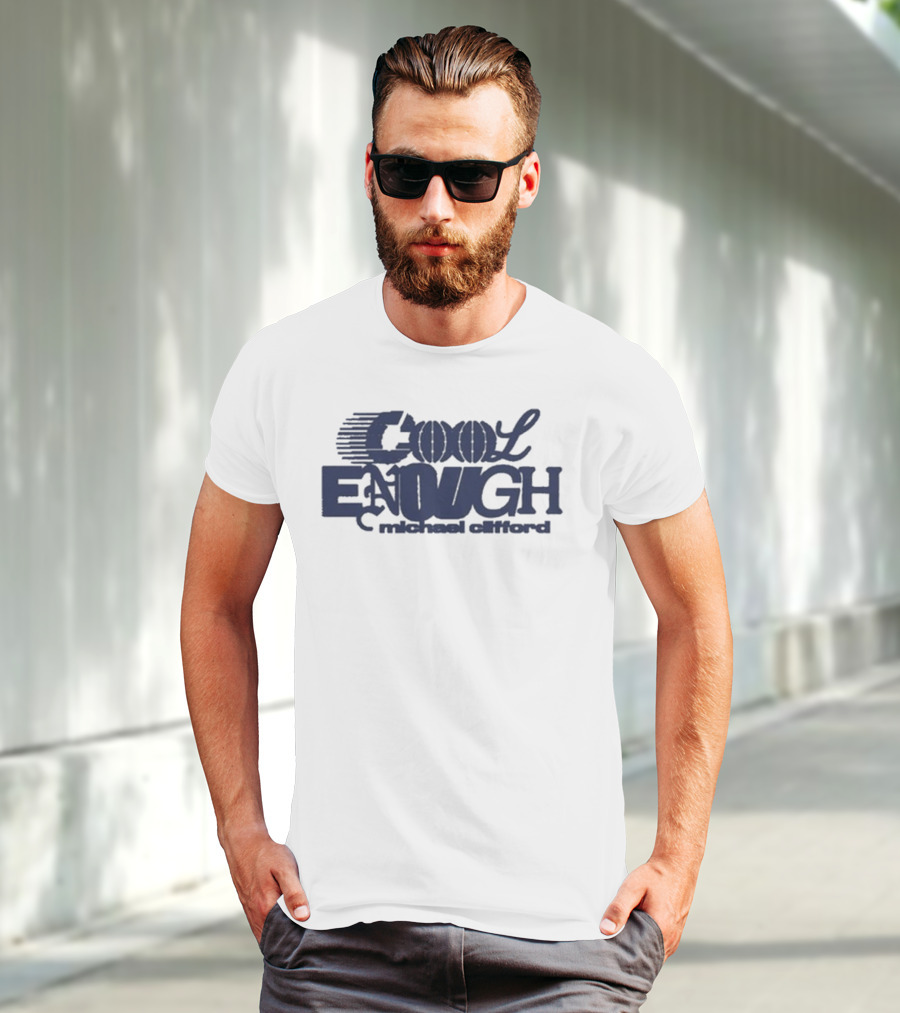 Michael Clifford Cool Enough Text Artwork T-Shirt