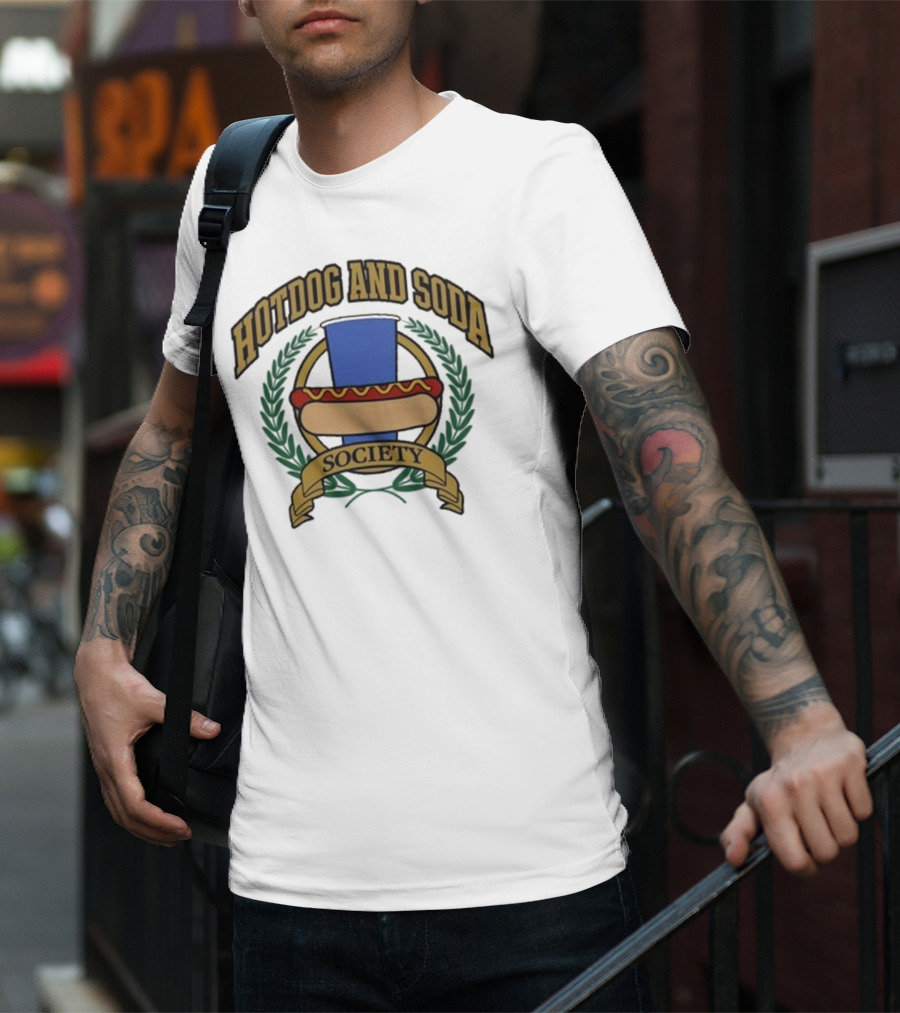 Hotdog And Soda Society Middle Class Fancy T-Shirt
