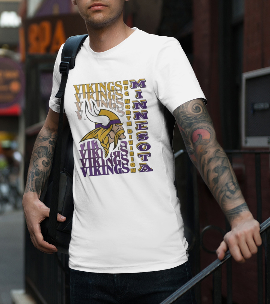 Minnesota Vikings NFC North Division Vikings Minnesota T-Shirt