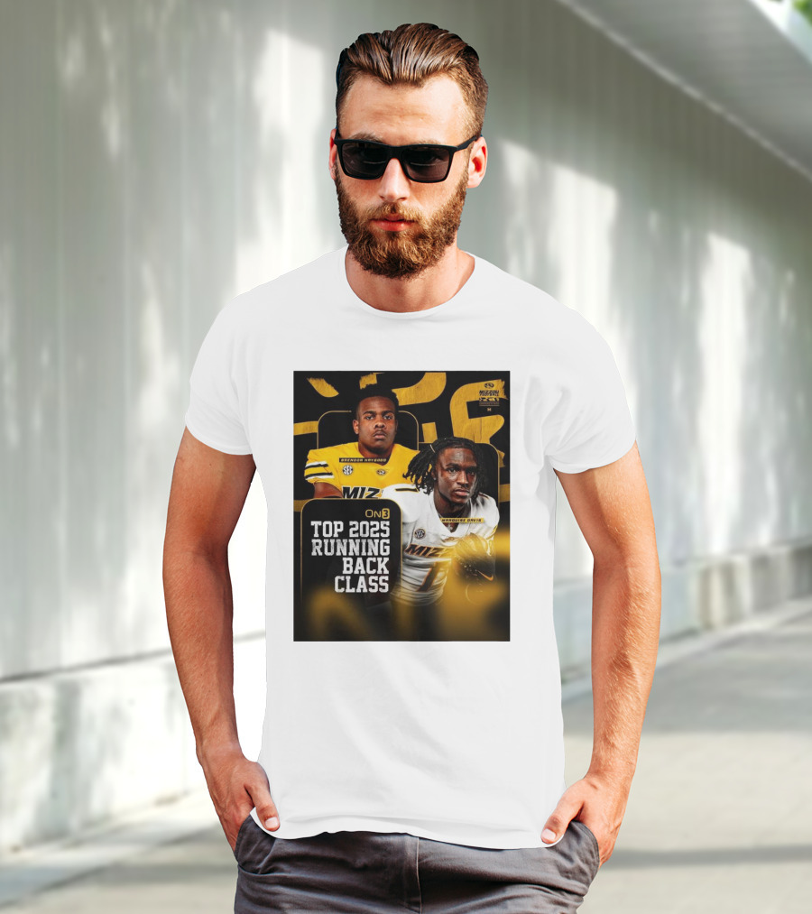 Missouri Football Top 2025 Running Back Class Brendon Haygood Marquise Davis SEC Mizzou T-Shirt