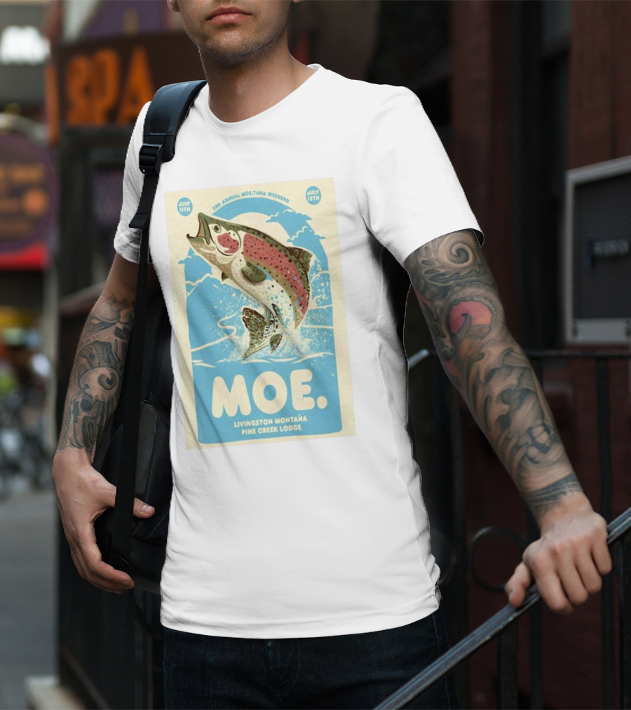 3rd Annual Moe.Tana Weekend Livingston Montana Pine Creek Lodge July 11-12 2025 T-Shirt
