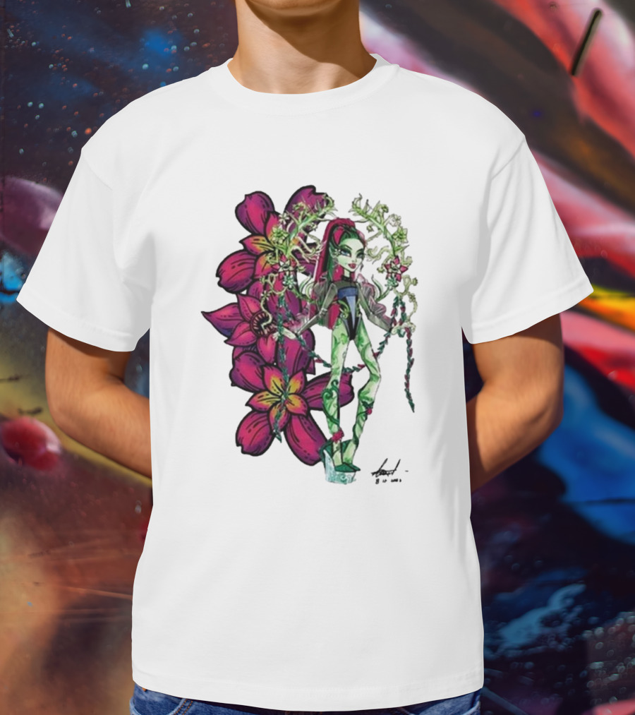 Monster High Venus McFlytrap Lily Blossom Vines Fashion Style T-Shirt