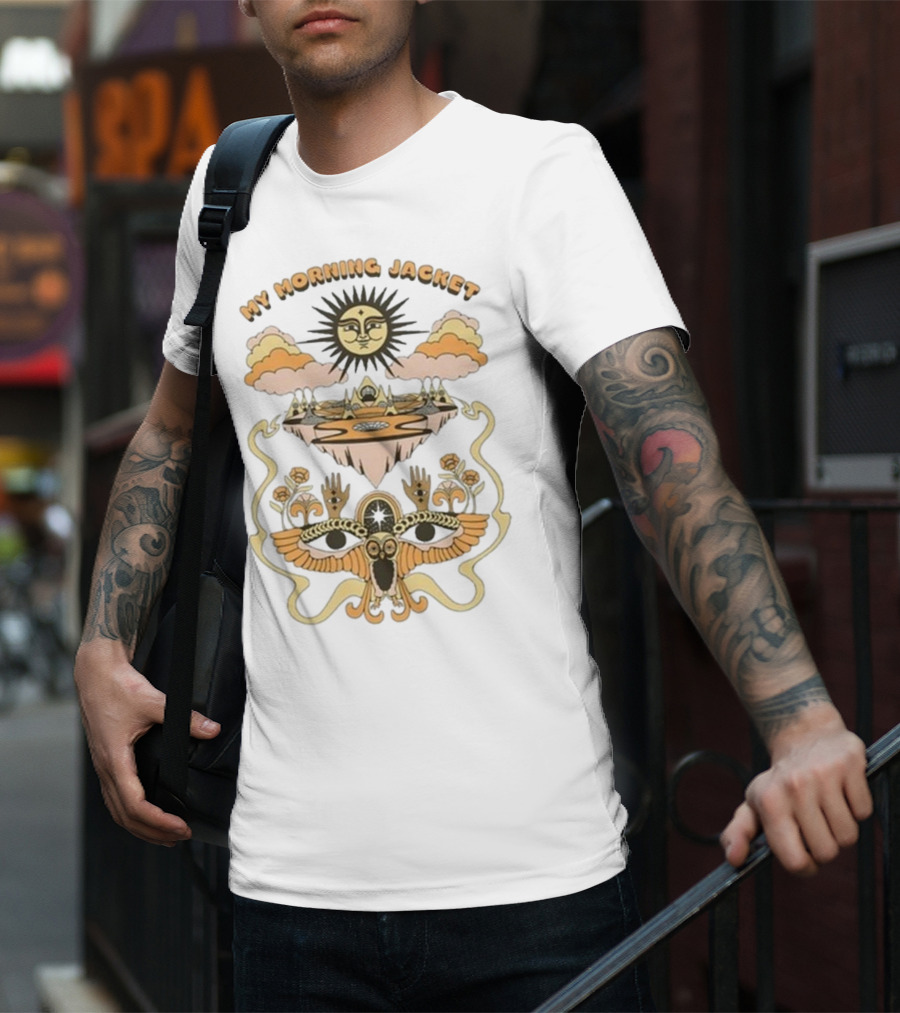 My Morning Jacket Suniverse Sun Owl Cloud Fantasy T-Shirt