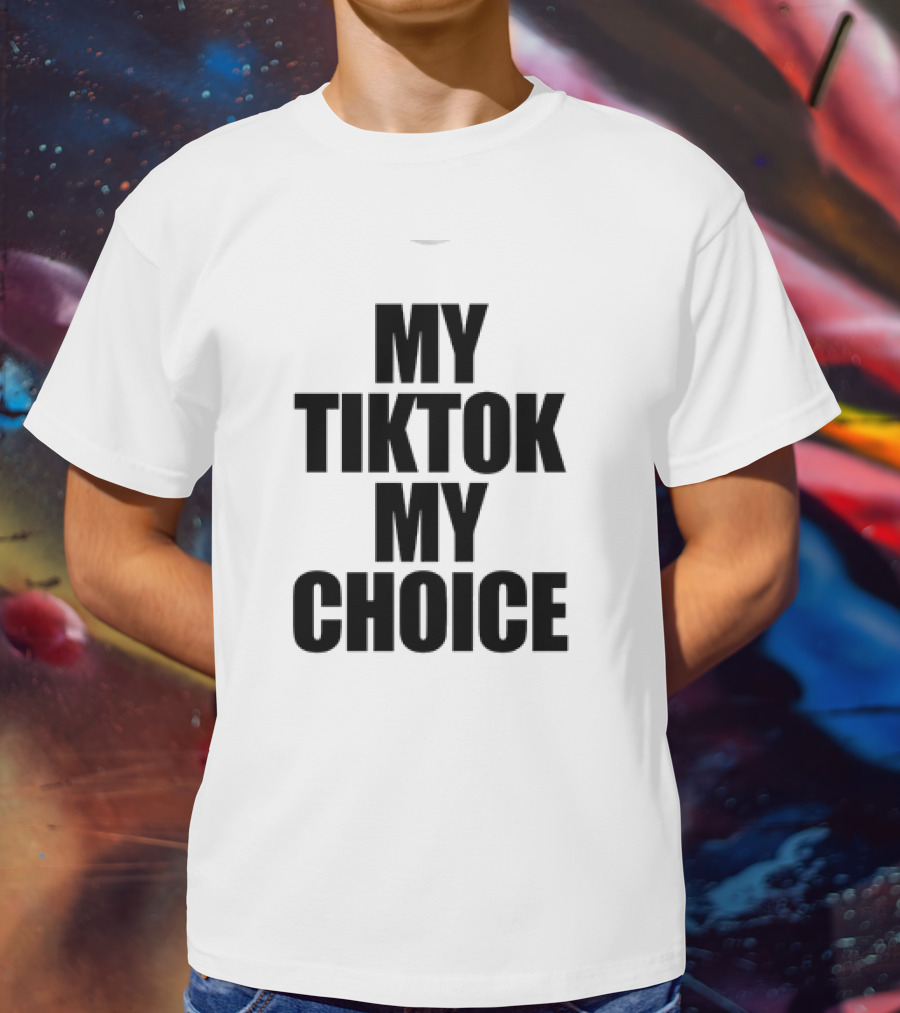My TikTok My Choice Retro Cassette Tape T-Shirt