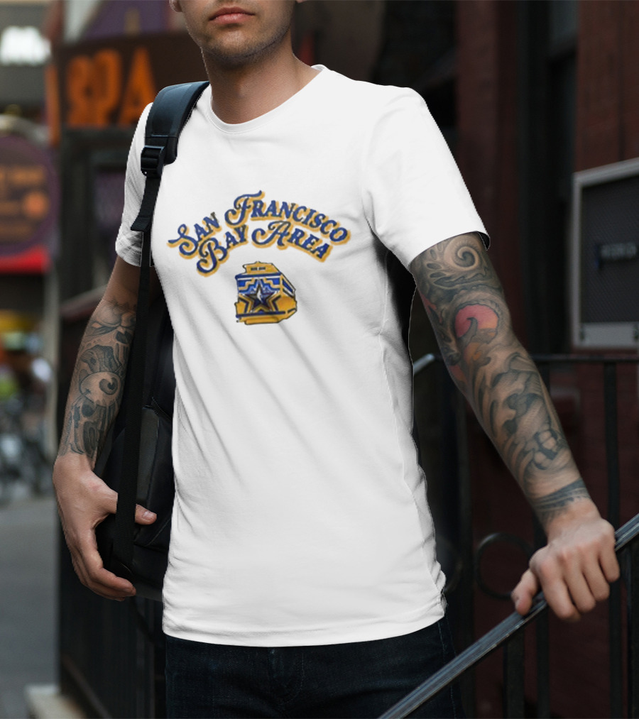 San Francisco Bay Area Star Emblem NBA All Stars 2025 T-Shirt
