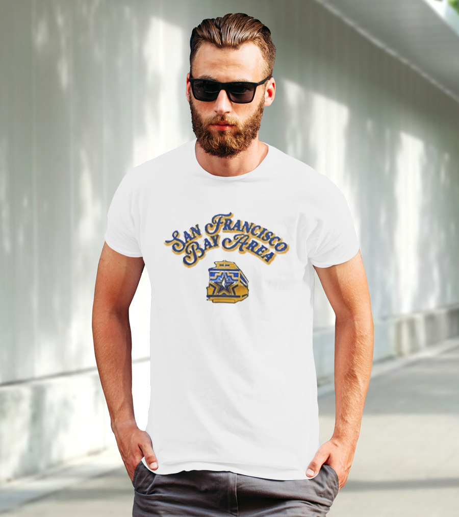 San Francisco Bay Area Star Emblem NBA All Stars 2025 T-Shirt