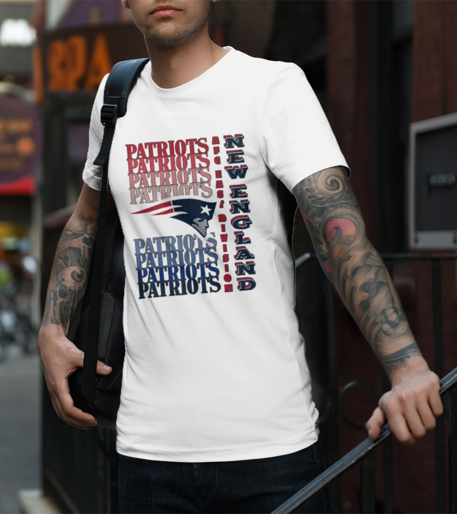 Patriots New England AFC East Division Football Team T-Shirt