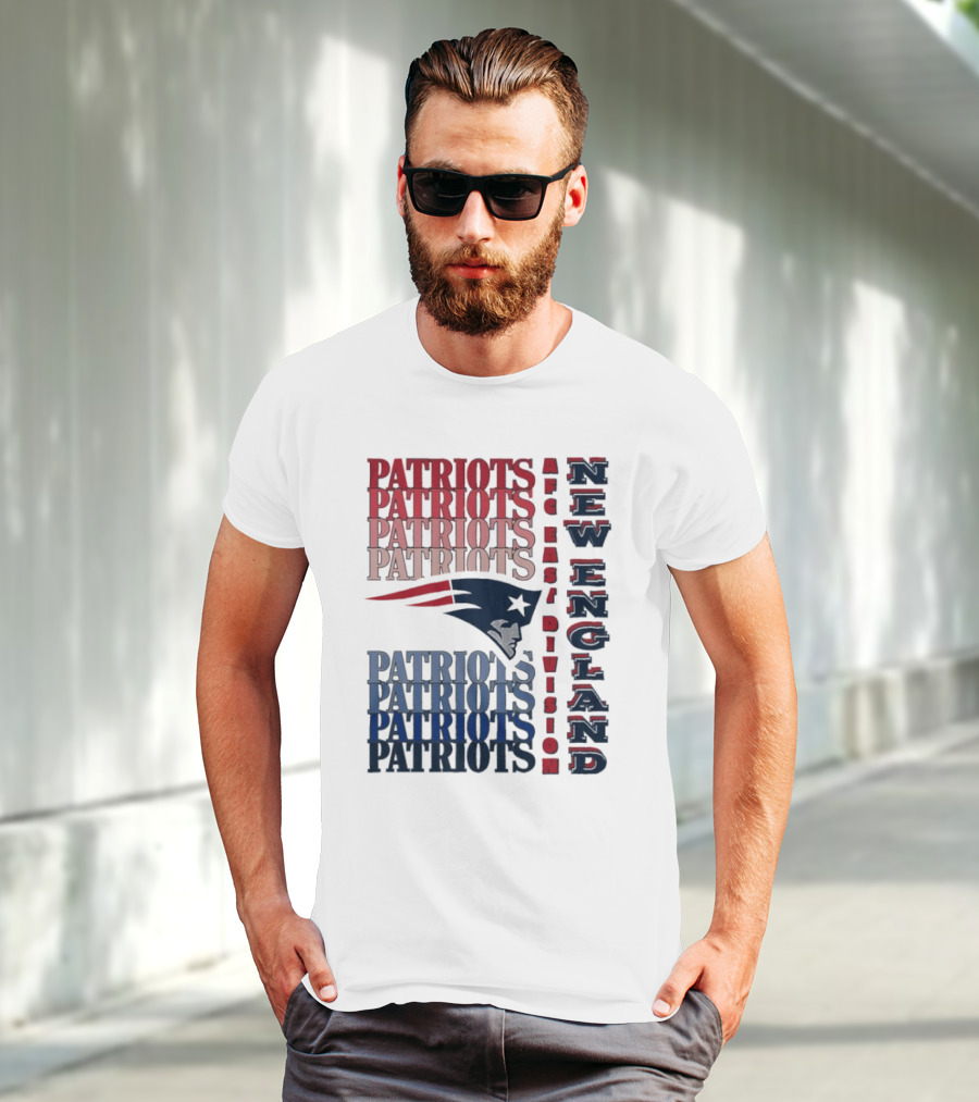 Patriots New England AFC East Division Football Team T-Shirt