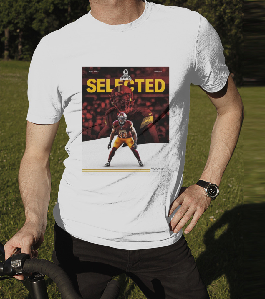 Pro Bowl Games 2025 Bobby Wagner Selected Linebacker Washington Commanders Orlando Florida T-Shirt