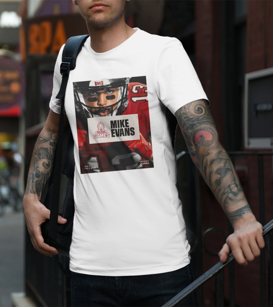 Pro Bowl Games 2025 Mike Evans Tampa Bay Buccaneers Jan 30 – Feb 2 Orlando Florida T-Shirt