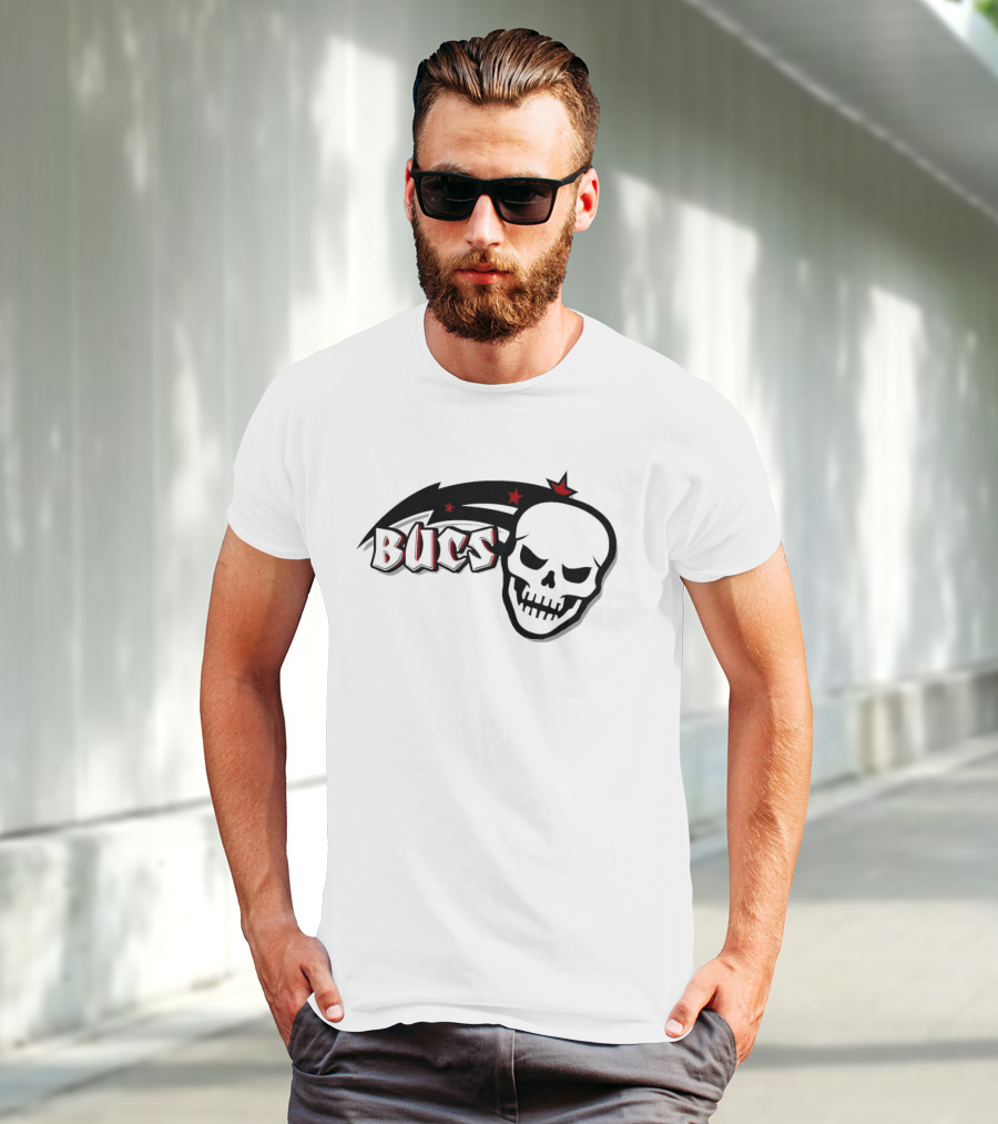 NFL NBA Tampa Bay Buccaneers Orlando Magic Stars Red Blue T-Shirt