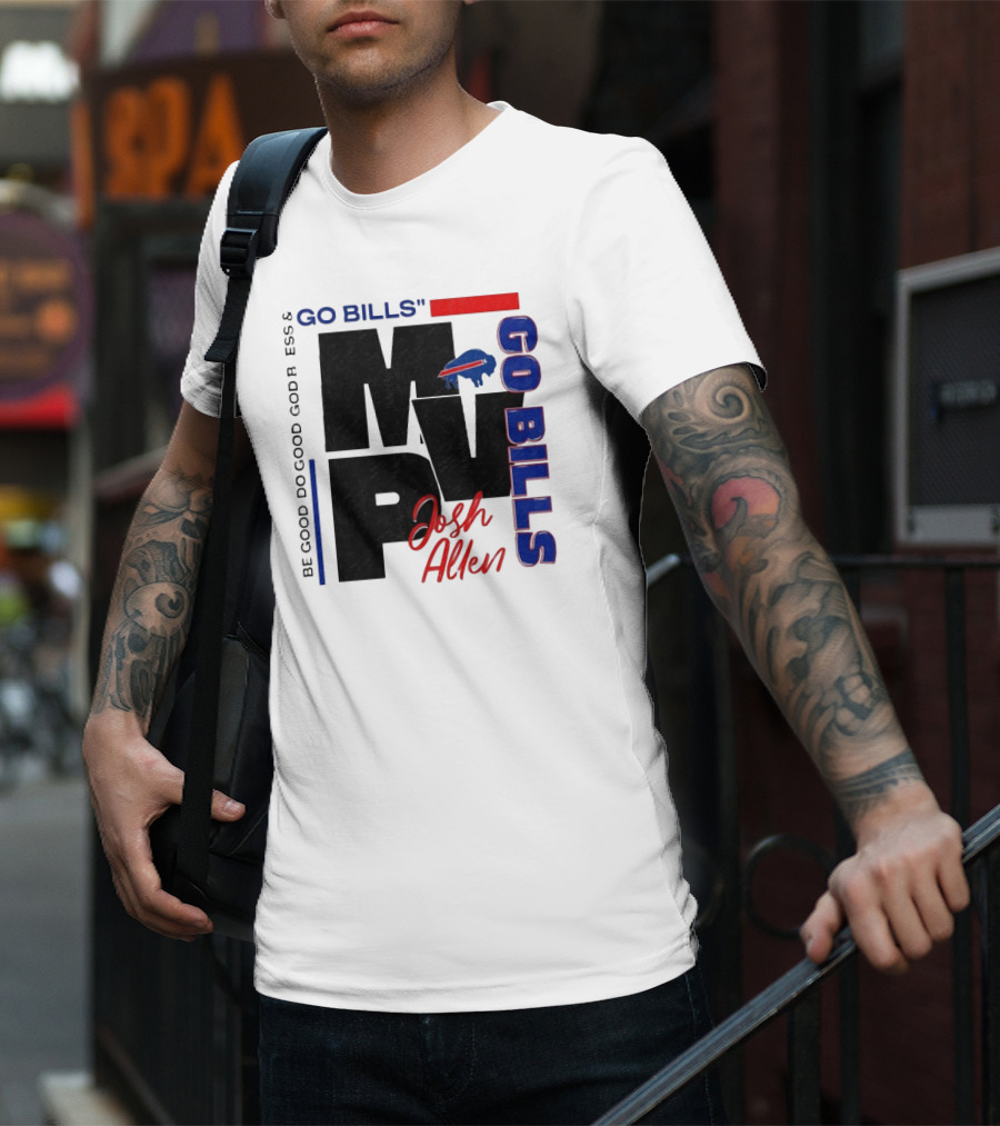 "Go Bills Josh Allen MVP Buffalo Football" T-Shirt