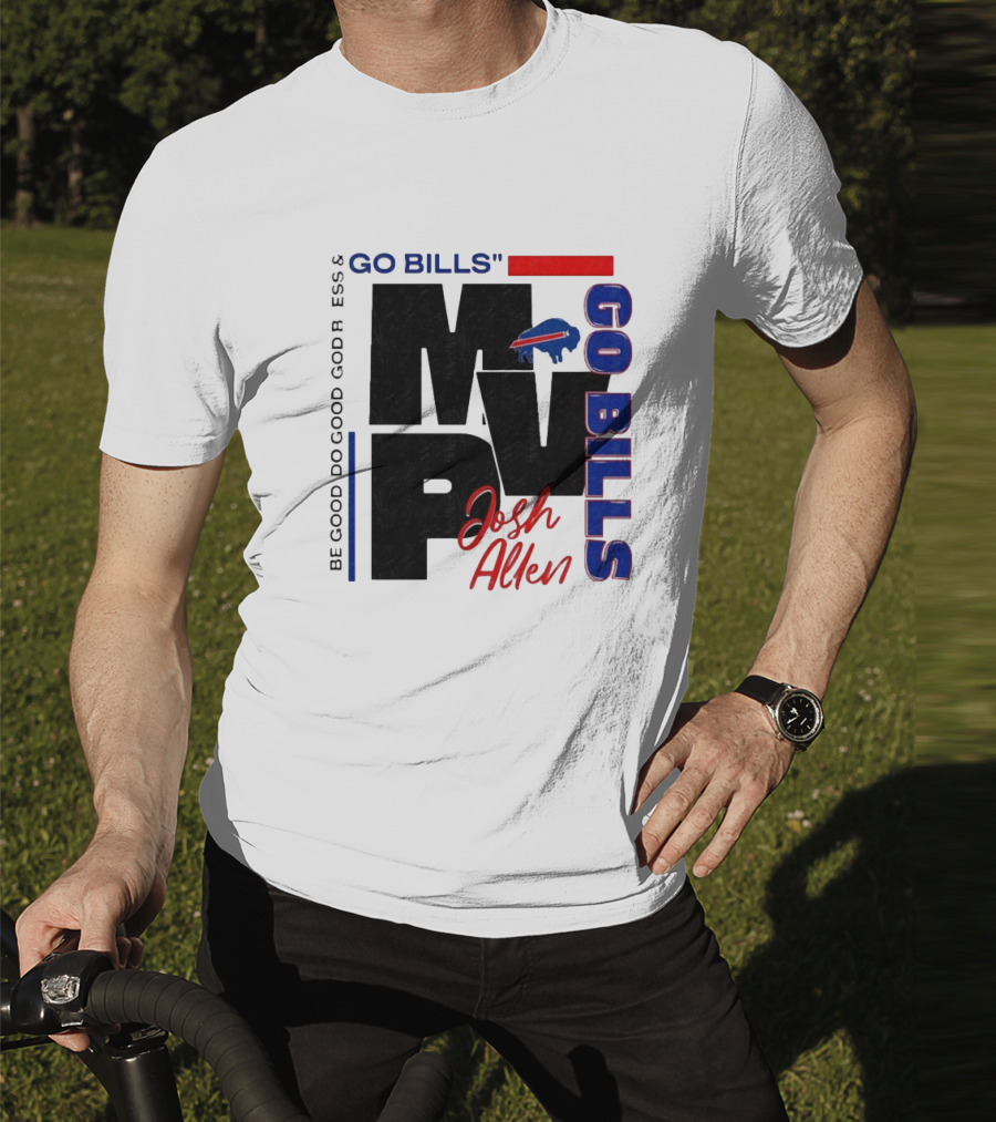 "Go Bills Josh Allen MVP Buffalo Football" T-Shirt