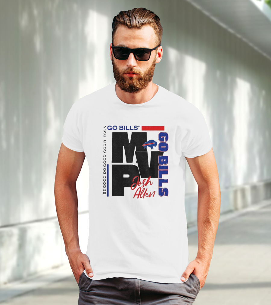 "Go Bills Josh Allen MVP Buffalo Football" T-Shirt