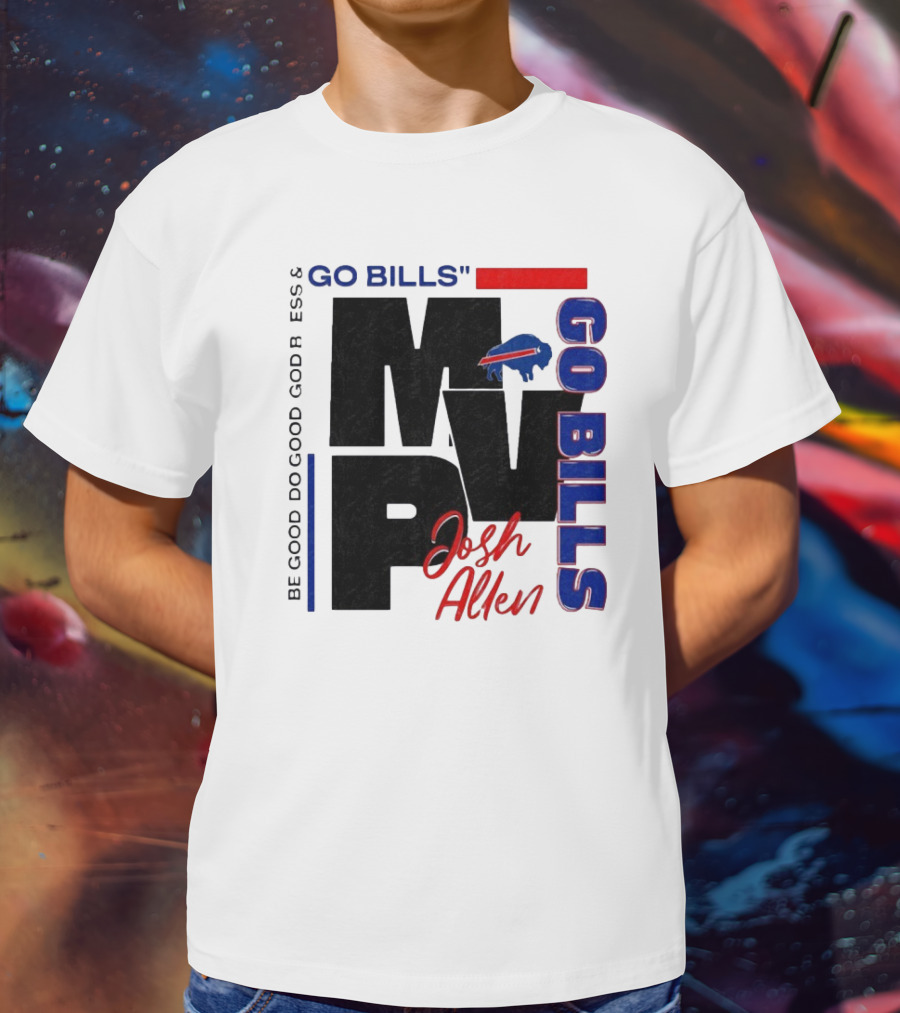"Go Bills Josh Allen MVP Buffalo Football" T-Shirt