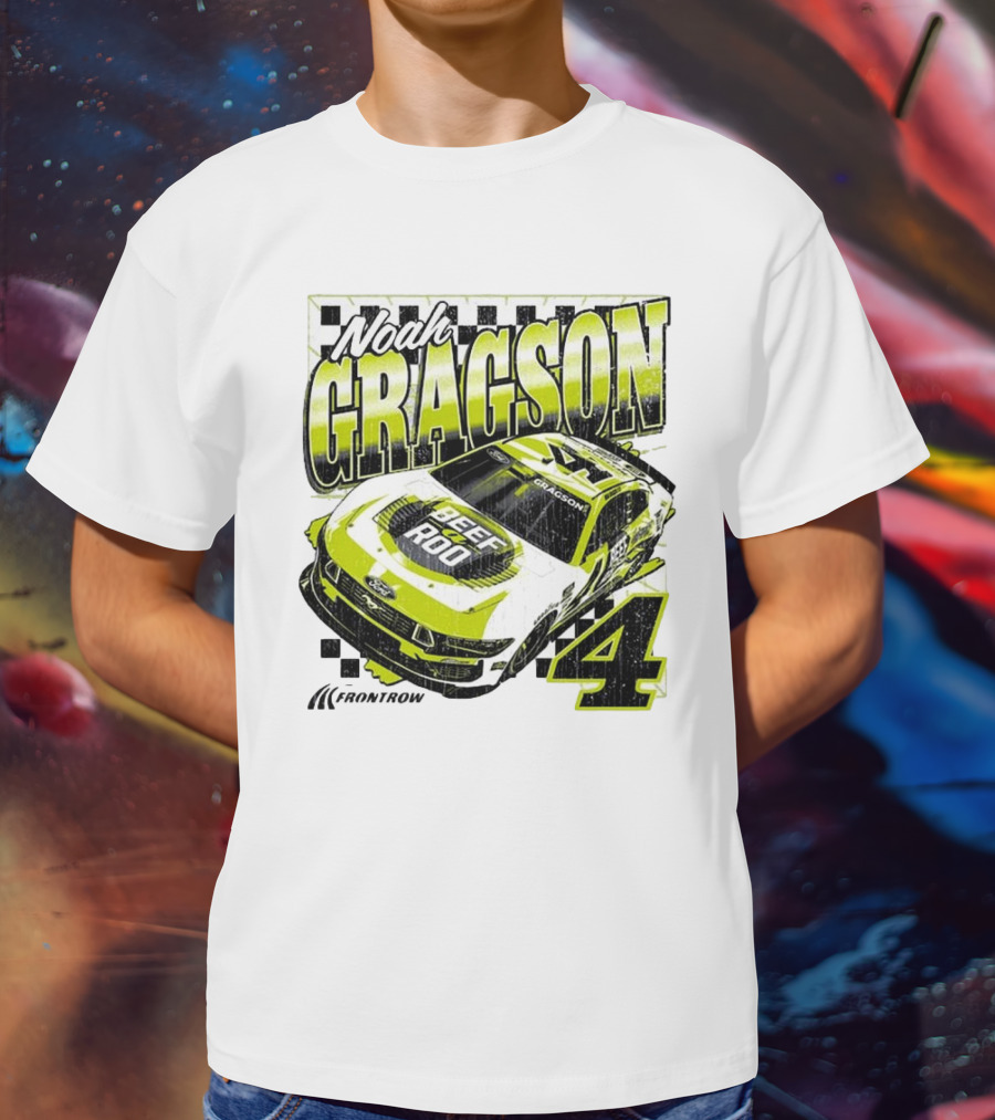 Noah Gragson Beef-A-Roo Car Racing Number 4 T-Shirt