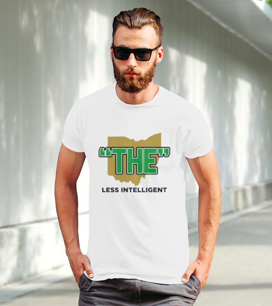 "Notre Dame Fighting Irish 'The' Less Intelligent Ohio Parody" T-Shirt