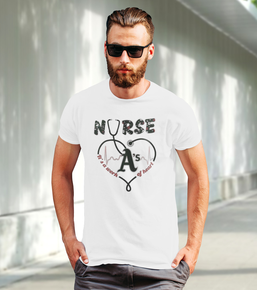 Oakland Athletics Nurses Appreciation Night 2025 Baseball T-Shirt