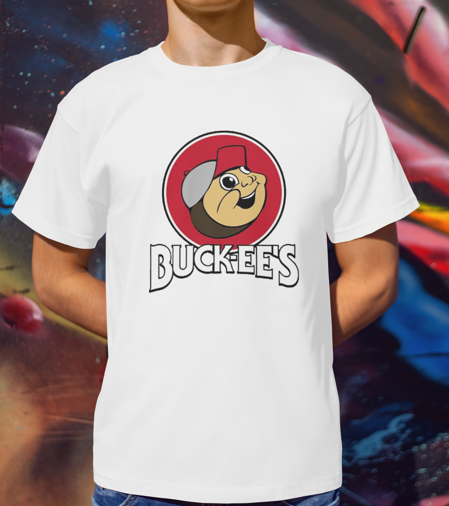 Ohio State Buckeyes Buc-ee's Beavers Retro Illustration T-Shirt