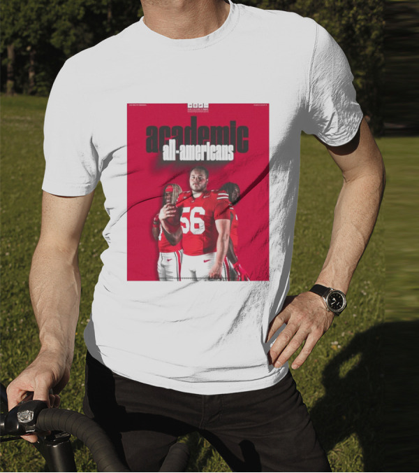 Ohio State Football Academic All-Americans Quinshon Judkins Seth McLaughlin Donovan Jackson T-Shirt