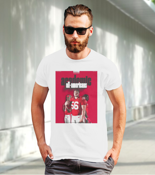 Ohio State Football Academic All-Americans Quinshon Judkins Seth McLaughlin Donovan Jackson T-Shirt