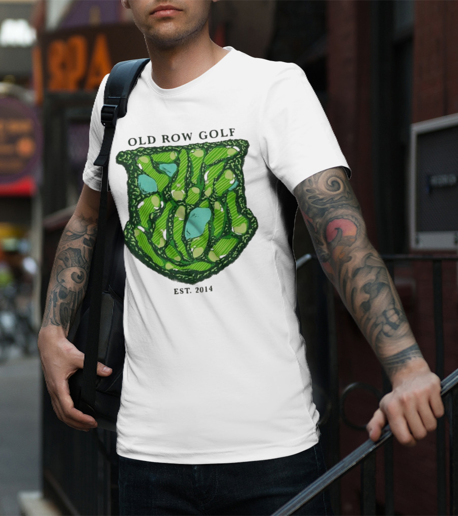 Old Row Golf Course Pigment Dyed T-Shirt