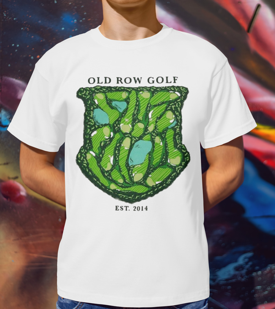 Old Row Golf Course Pigment Dyed T-Shirt
