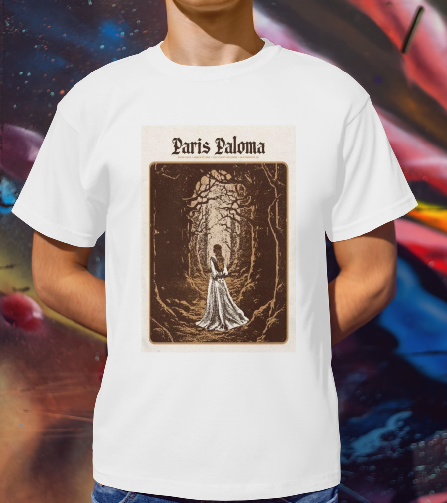 Paris Paloma March 25 2025 The Regency Ballroom San Francisco CA Concert T-Shirt